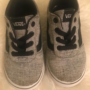 Grey and Black Toddler Vans